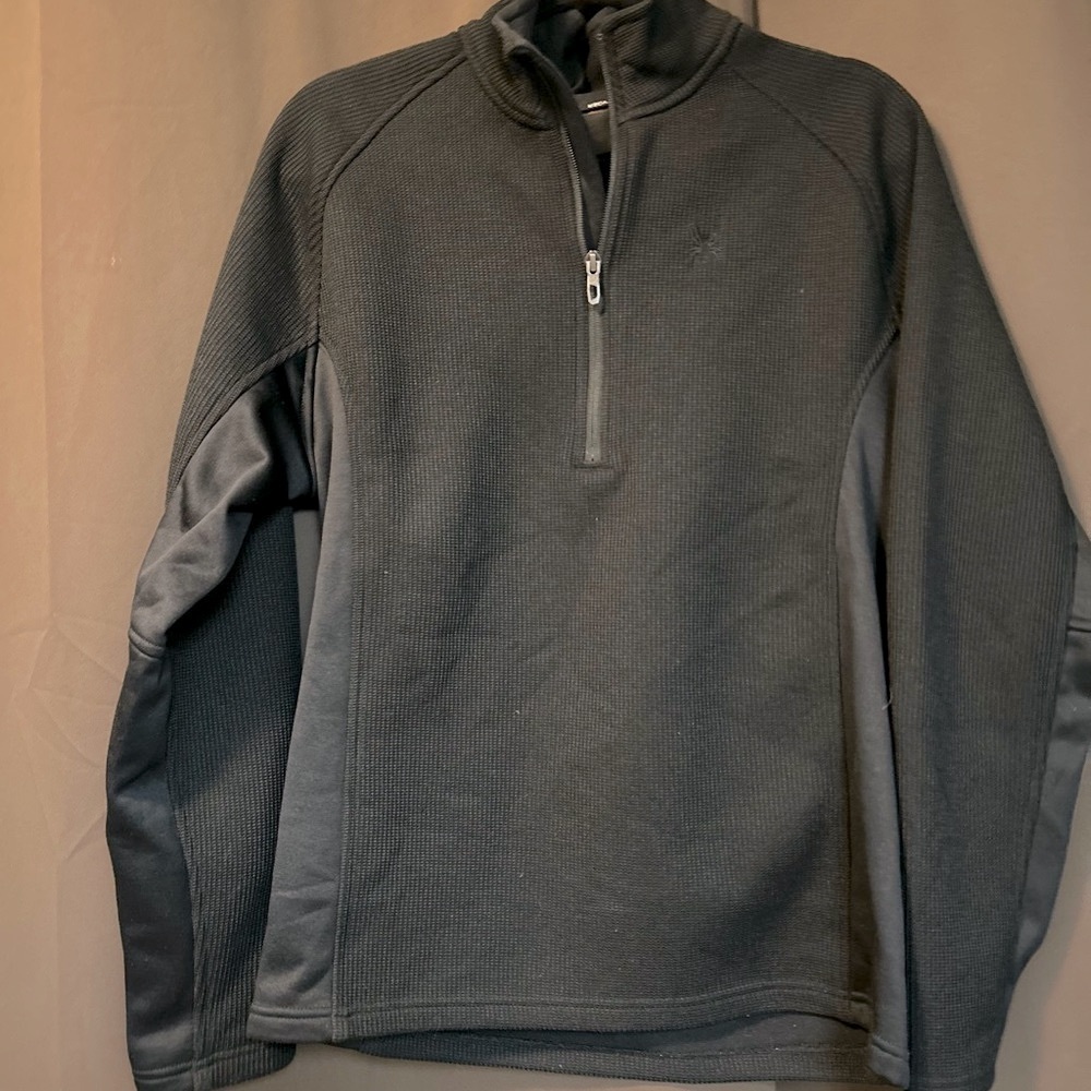 Spyder men’s pullover sweater black size medium casual sport outdoor